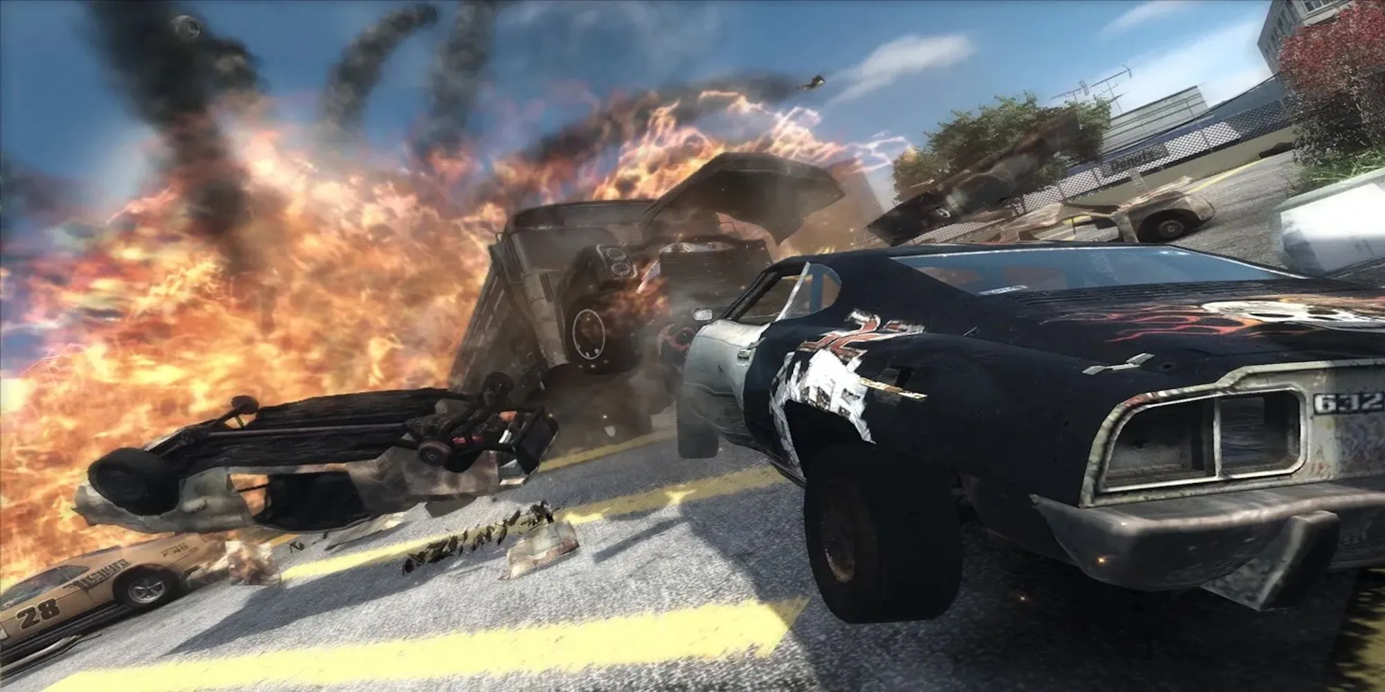 Cảnh hành động trong game FlatOut Ultimate Carnage từ IGDB