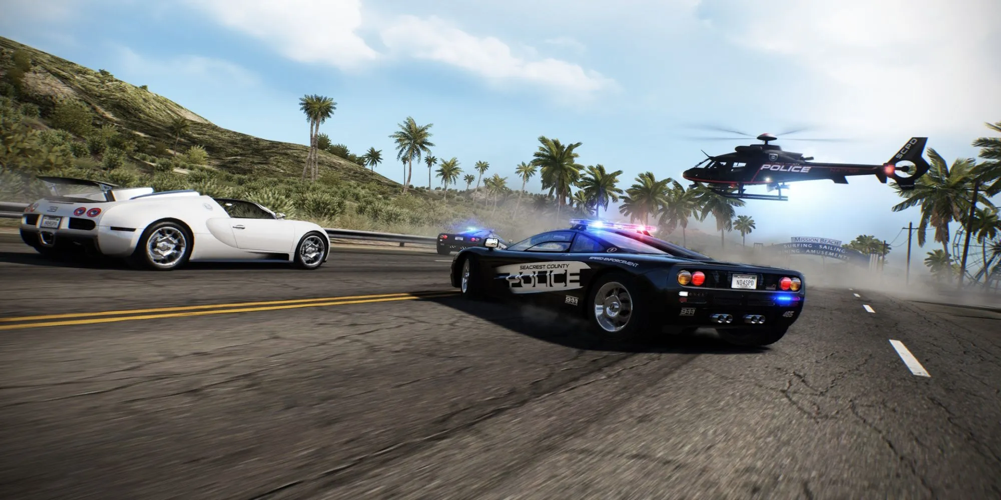 Cảnh rượt đuổi trong Need For Speed Hot Pursuit