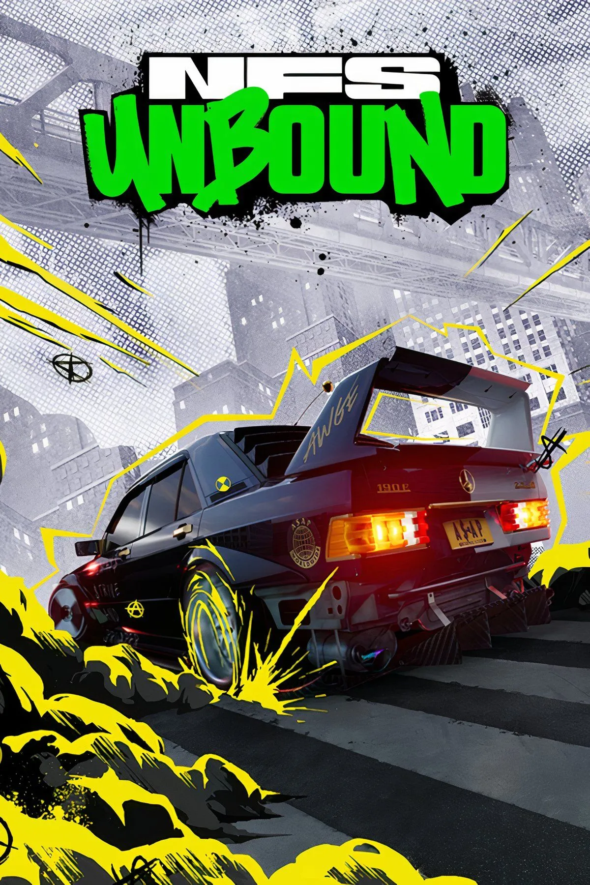 Ảnh tổng hợp liên quan đến game đua xe hoặc Need for Speed Unbound