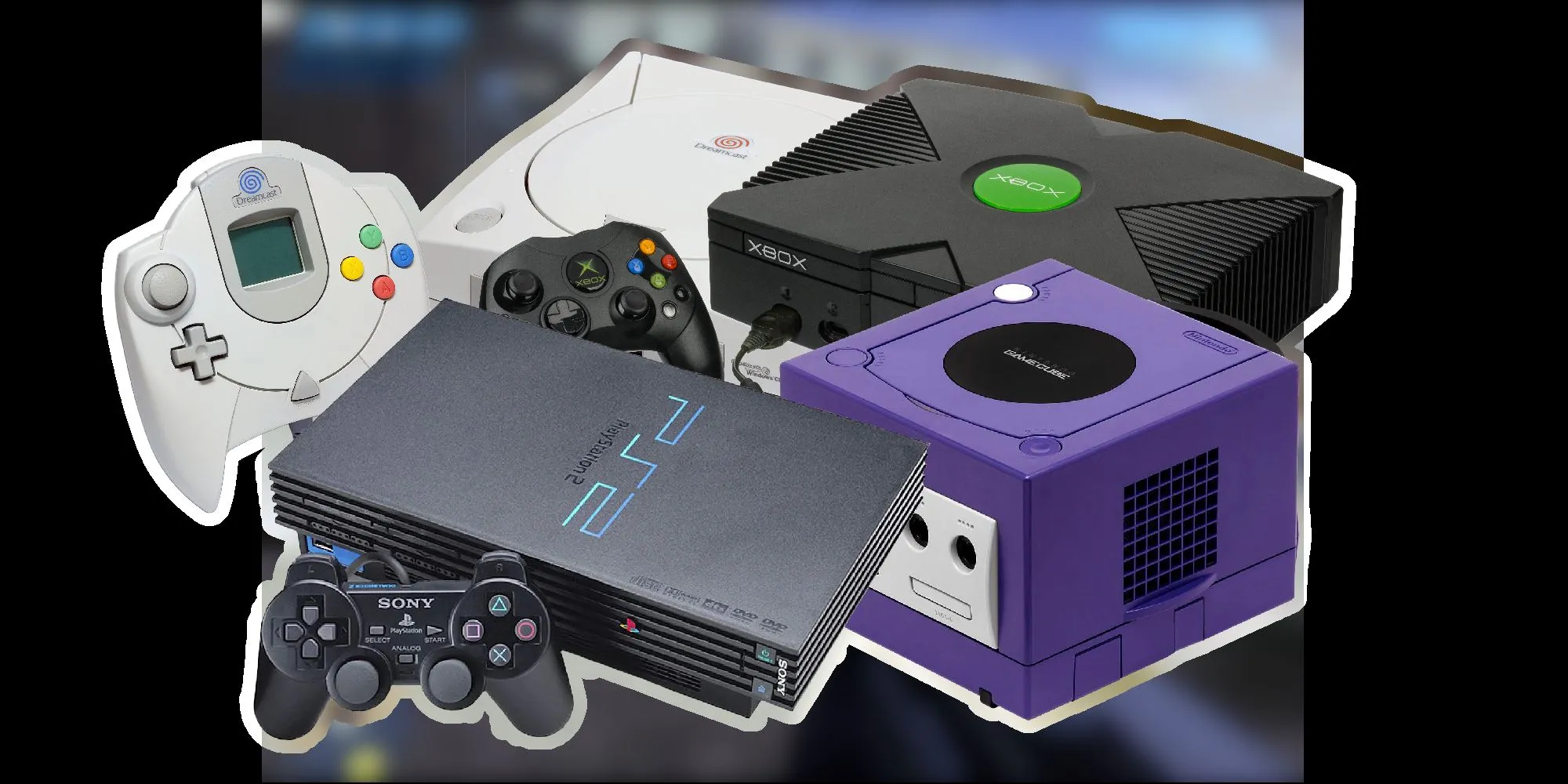 Các hệ máy console thế hệ thứ sáu: Dreamcast, PS2, GameCube và Xbox