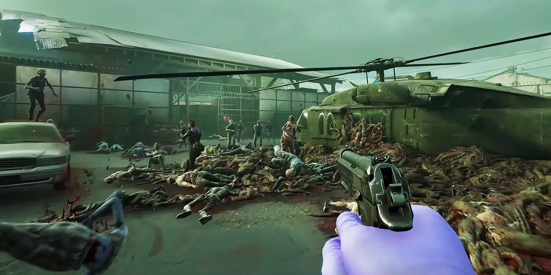 Cảnh chụp màn hình chế độ horde zombie trong game Back 4 Blood.