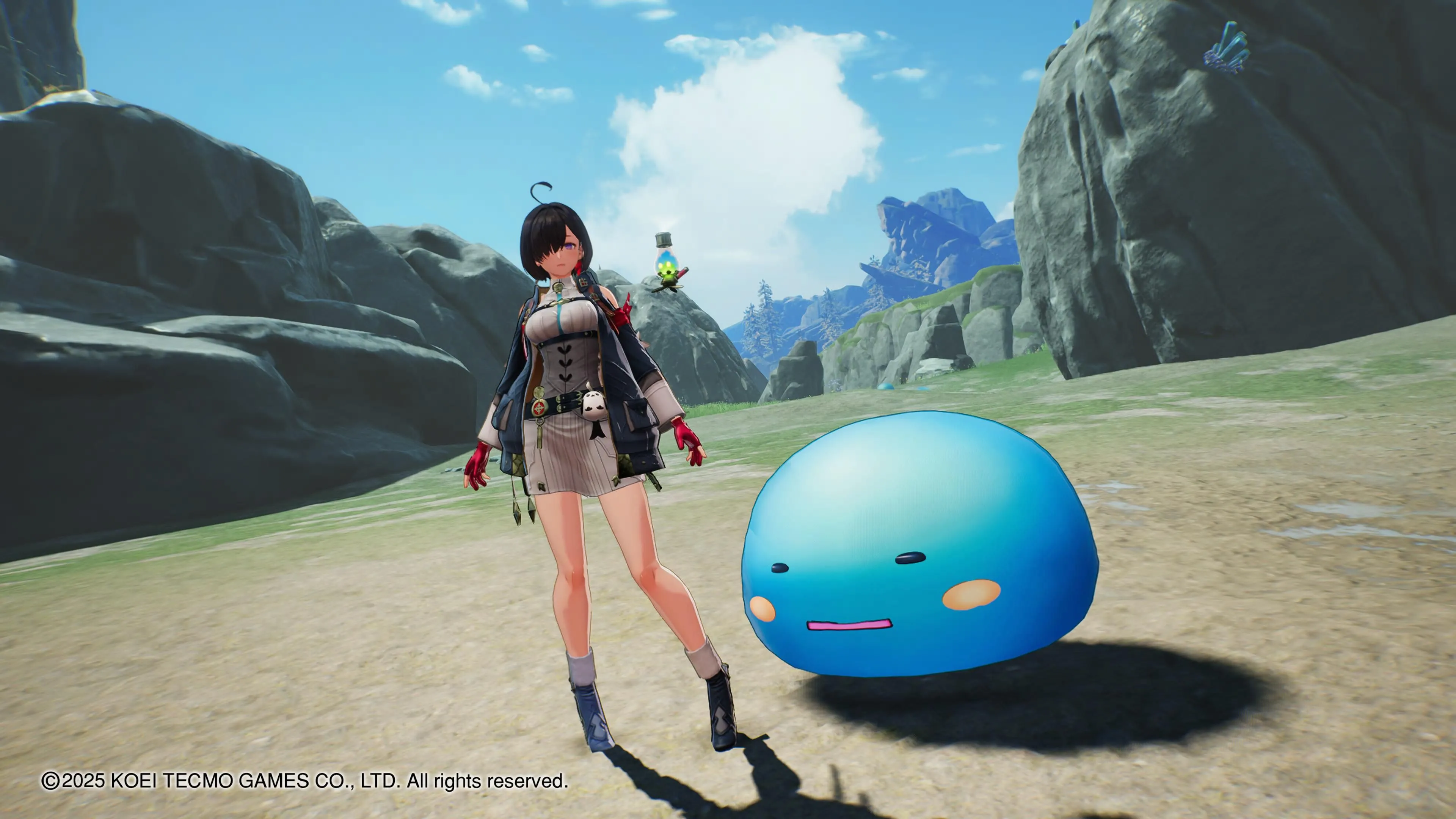 Hình ảnh Yumia và Puni trong game Atelier Yumia
