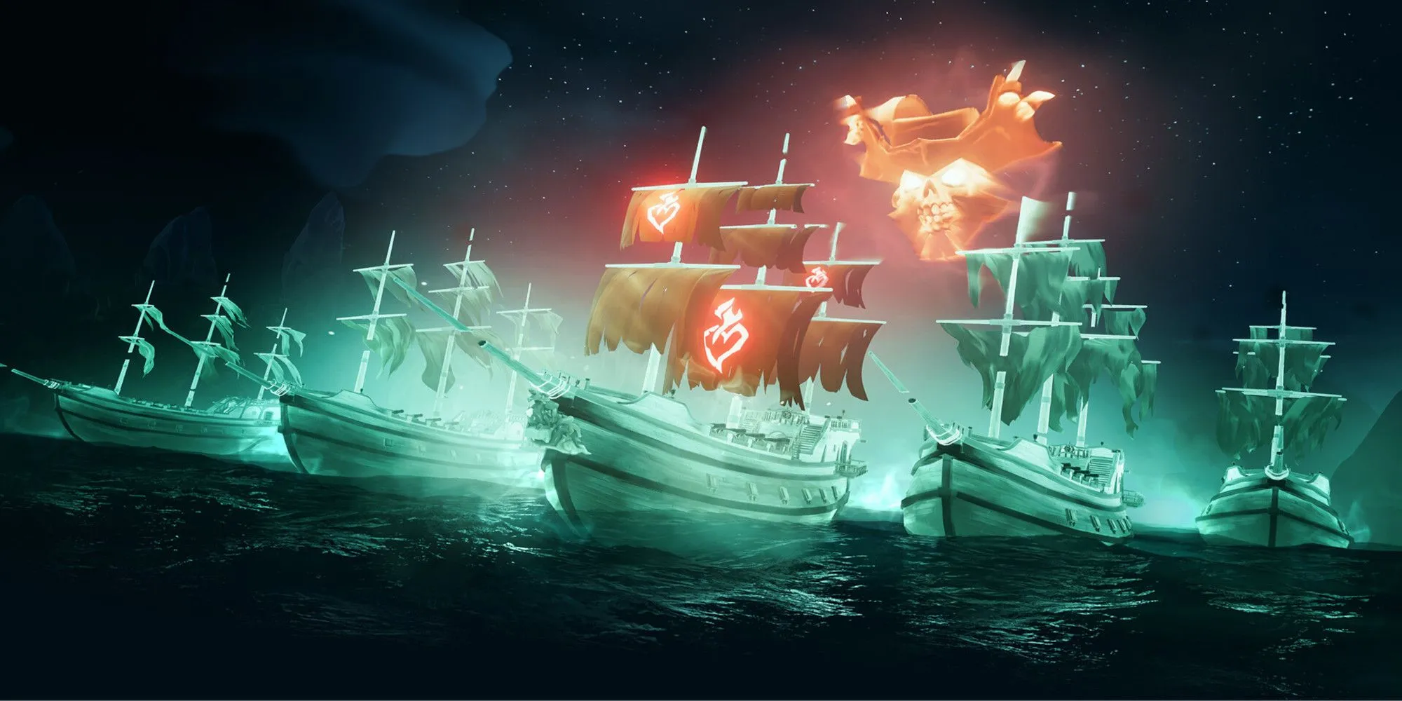 Những con tàu ma xuất hiện trên biển trong Sea of Thieves