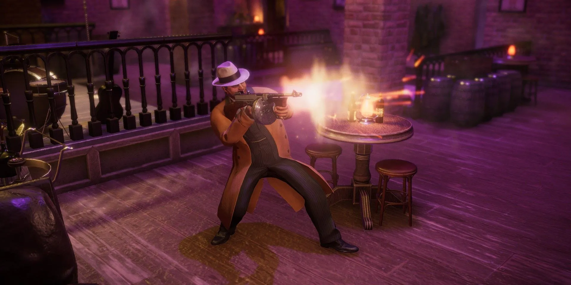 Toàn cảnh thành phố Chicago trong game Empire of Sin, một game chiến thuật bối cảnh mafia.