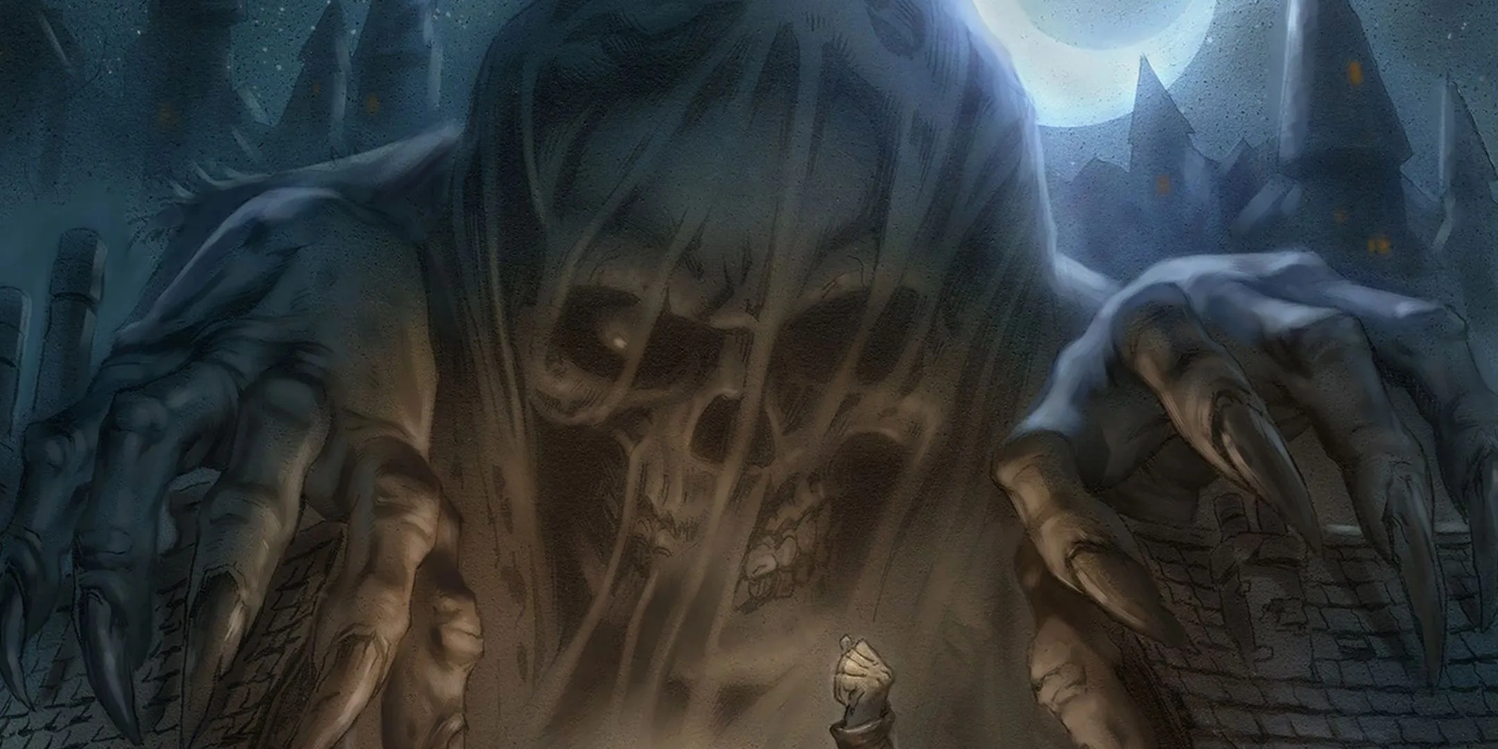 Bìa sách Vecna Nest of the Eldritch Eye, minh họa cho các chiến dịch Dungeons &amp; Dragons ngắn hoặc one-shot