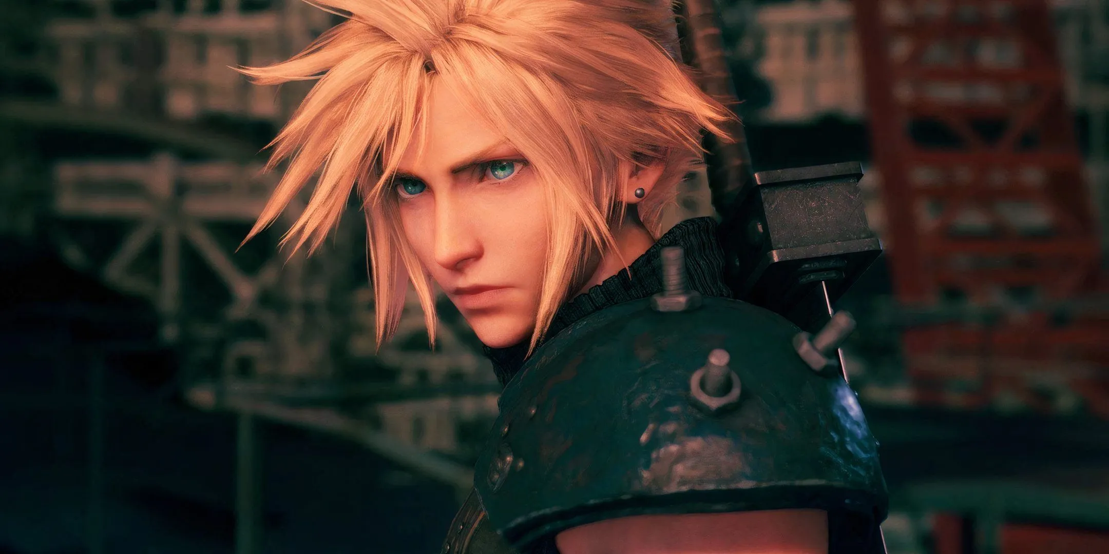 Cloud Strife, cựu SOLDIER, trong tạo hình ấn tượng từ Final Fantasy VII Remake.