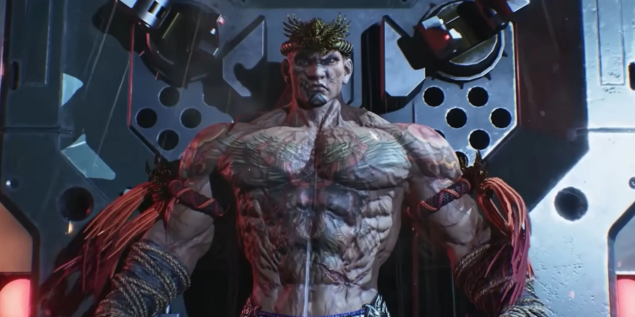 Fahkumram xuất hiện ấn tượng từ hộp kim loại trong Tekken 8, hé lộ sự trở lại gây tranh cãi của nhân vật này trong Season 2.