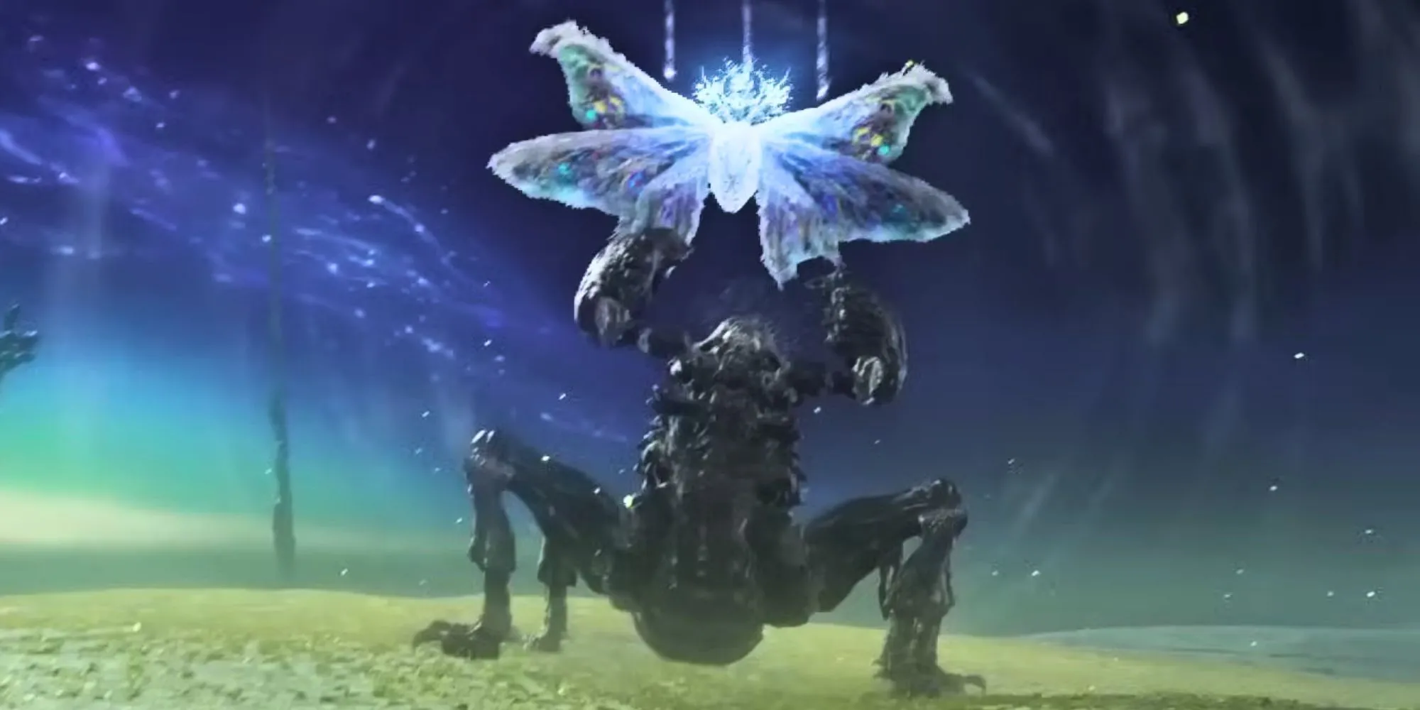 Gnoster, Wisdom of Night, xuất hiện dưới dạng hai thực thể riêng biệt là bướm và bọ cạp trong Elden Ring Nightreign.