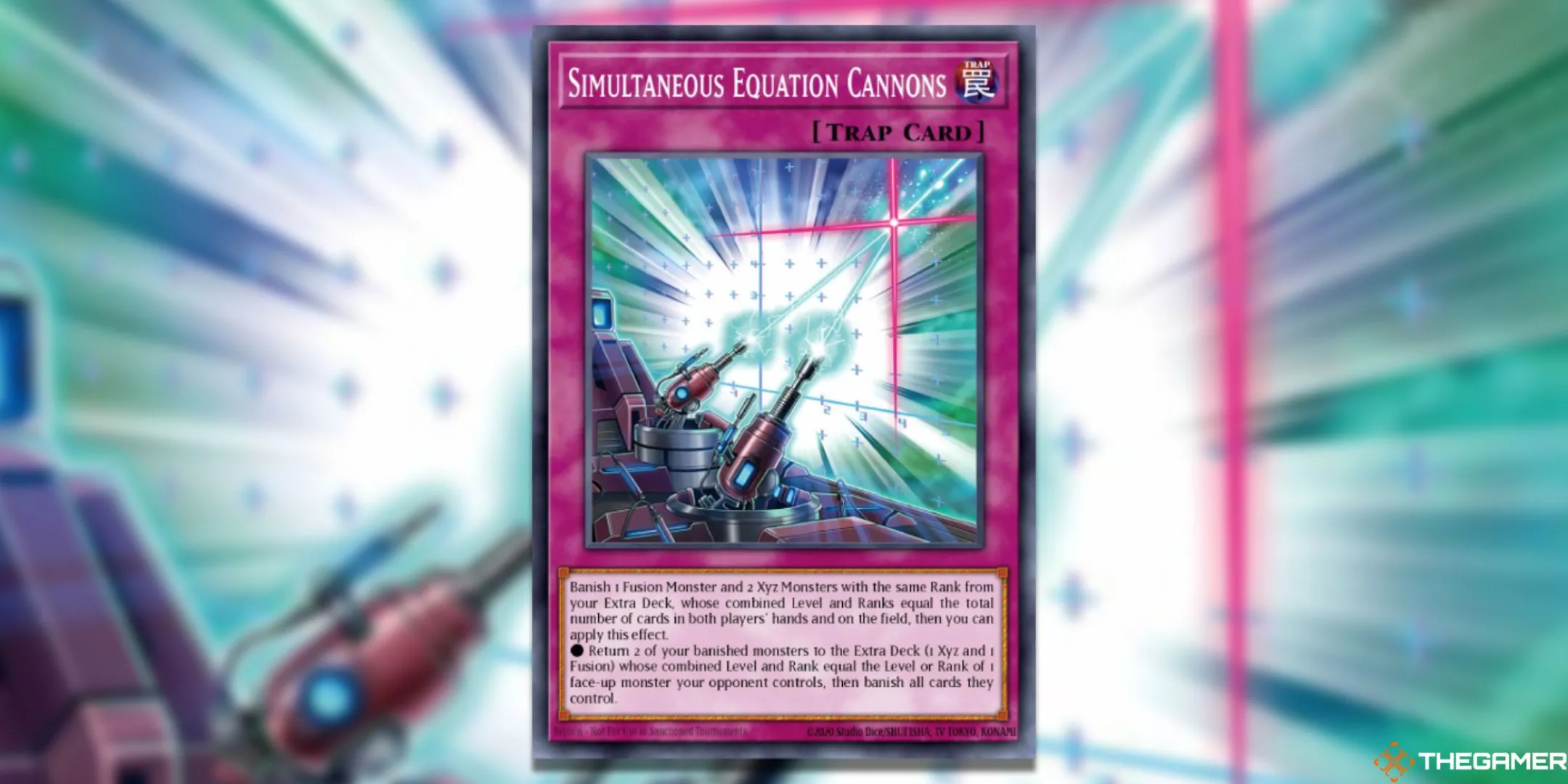 Hình ảnh thẻ bài Phép Lục Địa Simultaneous Equation Cannons trong Yu-Gi-Oh! TCG