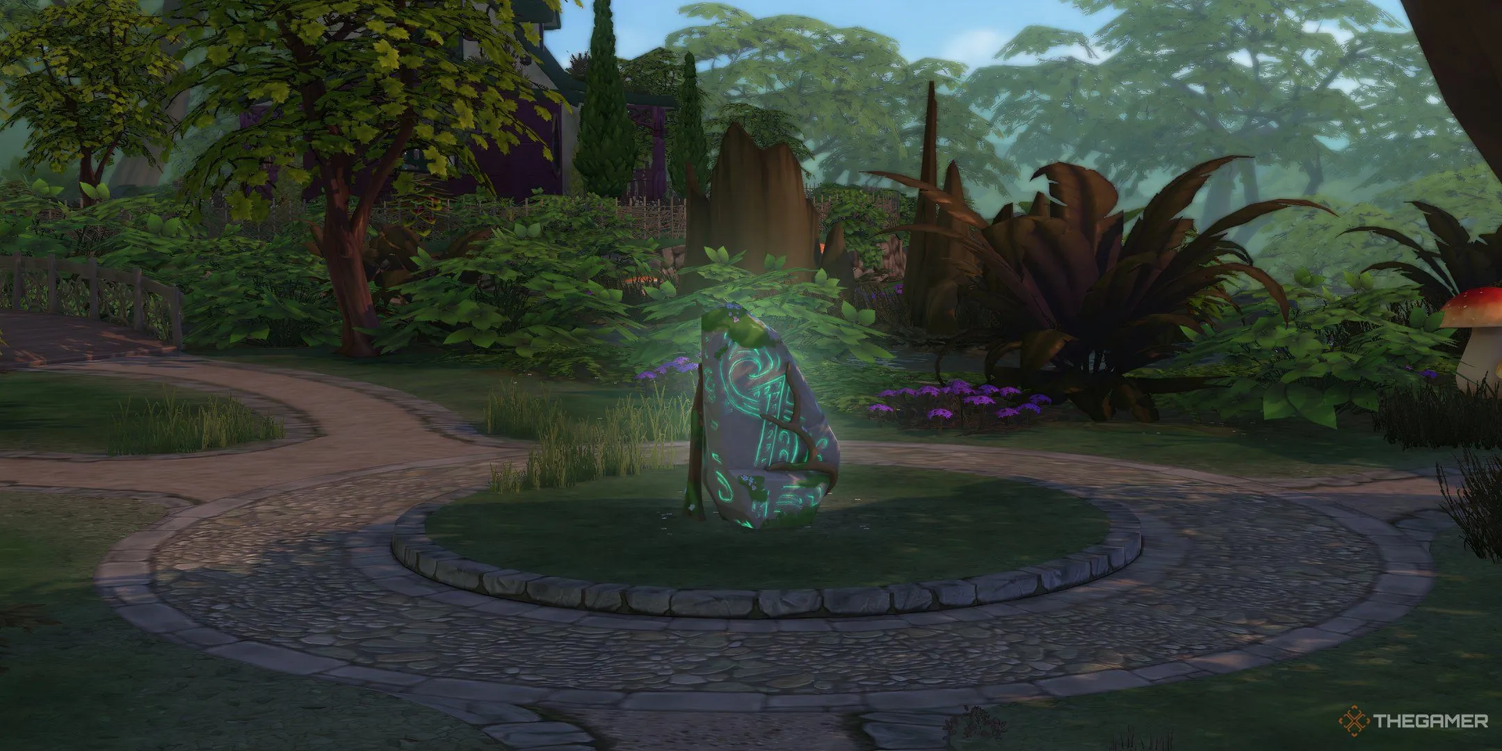 Hòn đá dịch chuyển Teleport Stone trong The Sims 4 Enchanted By Nature tại Everdew.