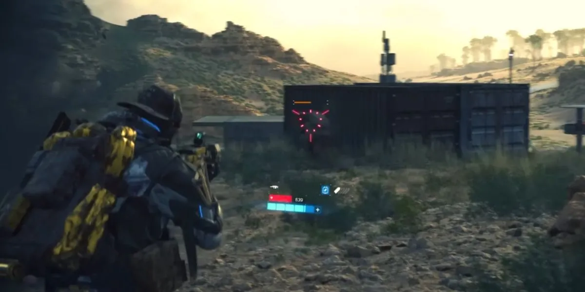 Khẩu Shotgun (MP) Lv2 với ống ngắm chấm đỏ, vũ khí tầm gần mạnh mẽ trong Death Stranding 2: On the Beach