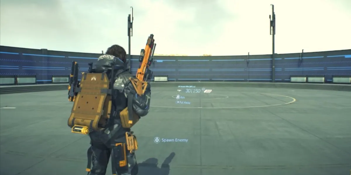 Khẩu súng trường tấn công LW Assault Rifle (MP) Lv2, vũ khí đa năng với ba chế độ bắn trong Death Stranding 2