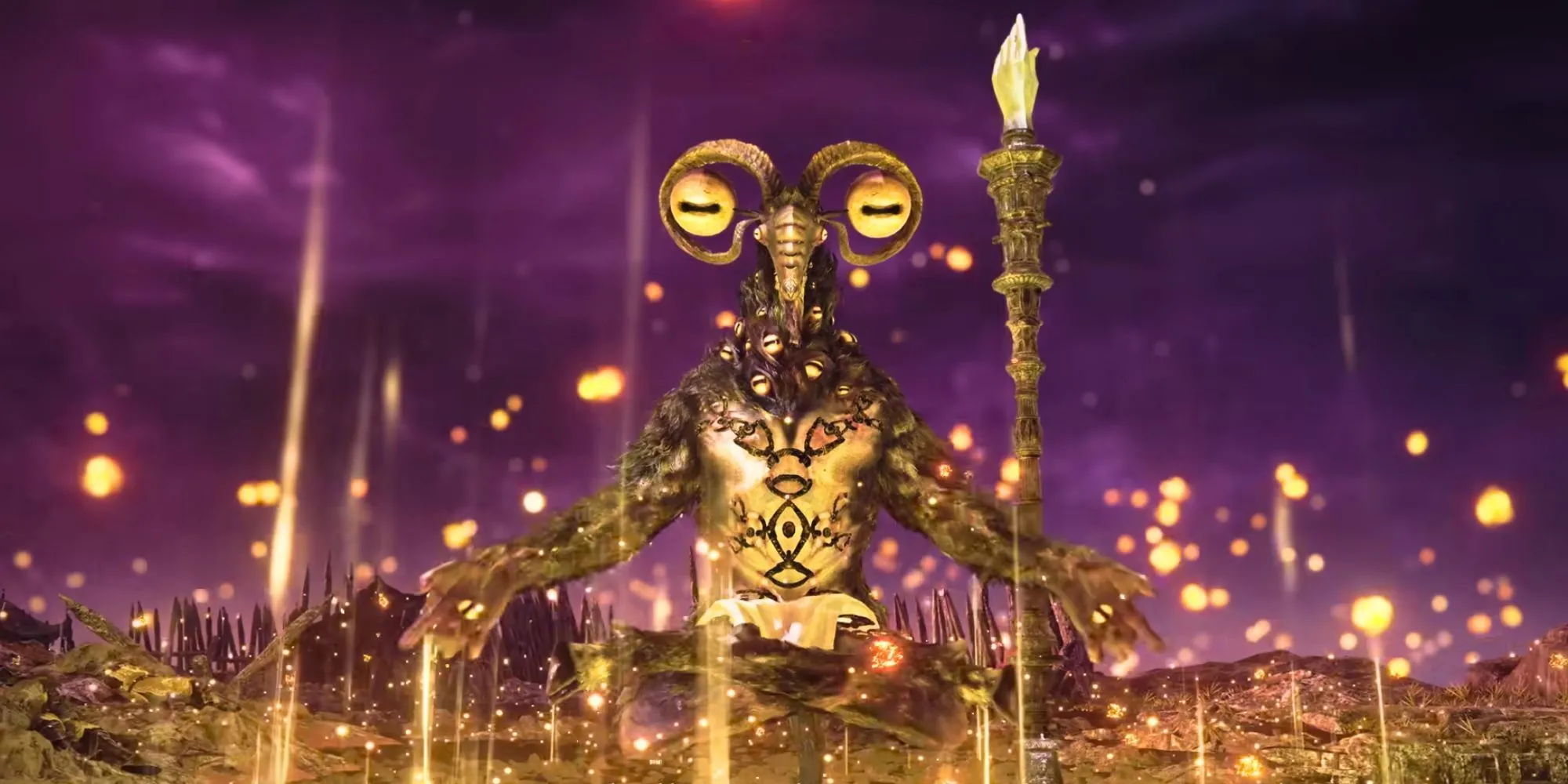 Libra, Creature of Night, một trùm Nightlord đầy thử thách trong Elden Ring Nightreign, gây ra trạng thái Madness và tấn công không ngừng.