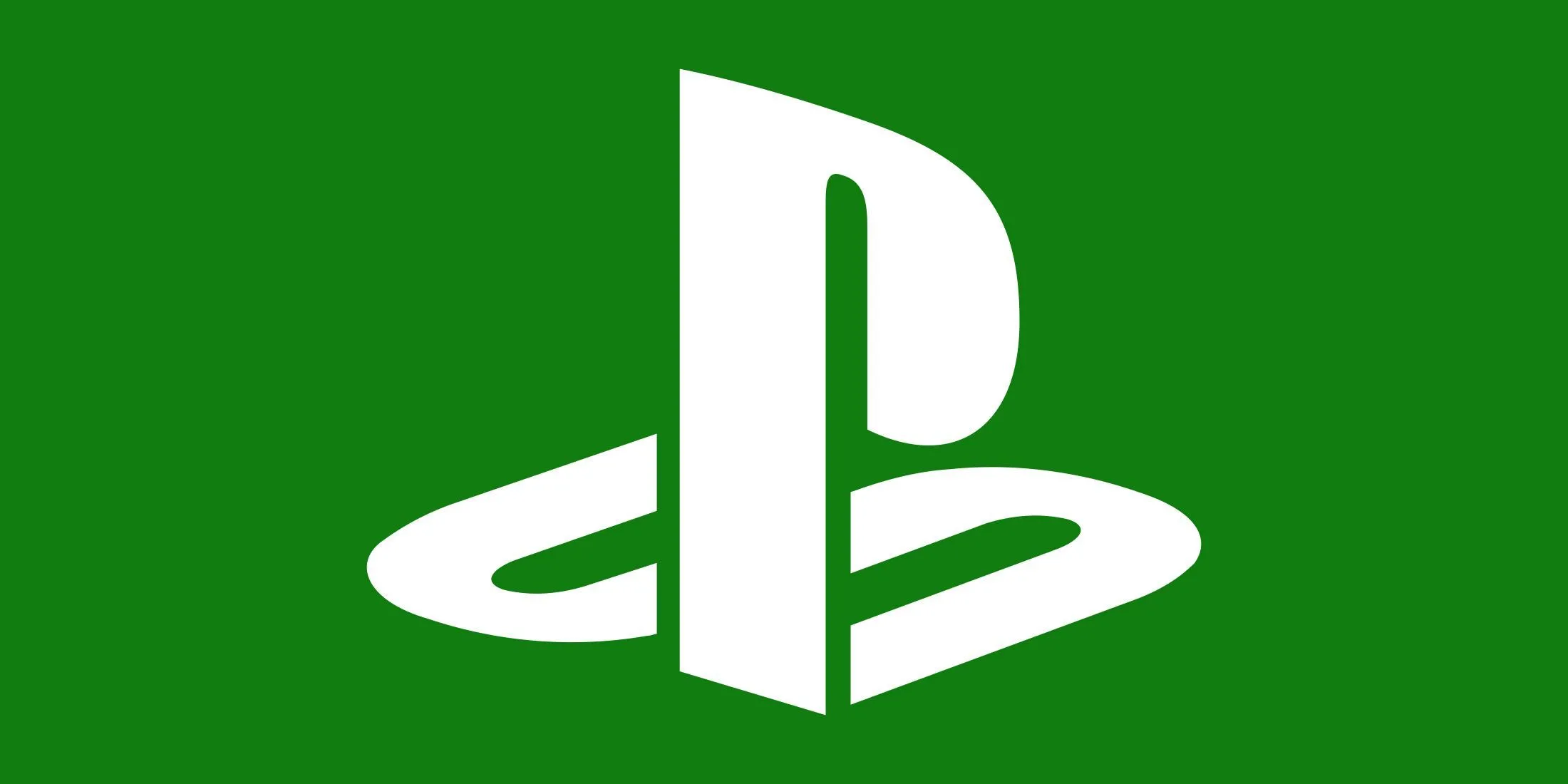 Logo PlayStation trên nền xanh đặc trưng của Xbox, biểu tượng cho sự hợp tác đa nền tảng