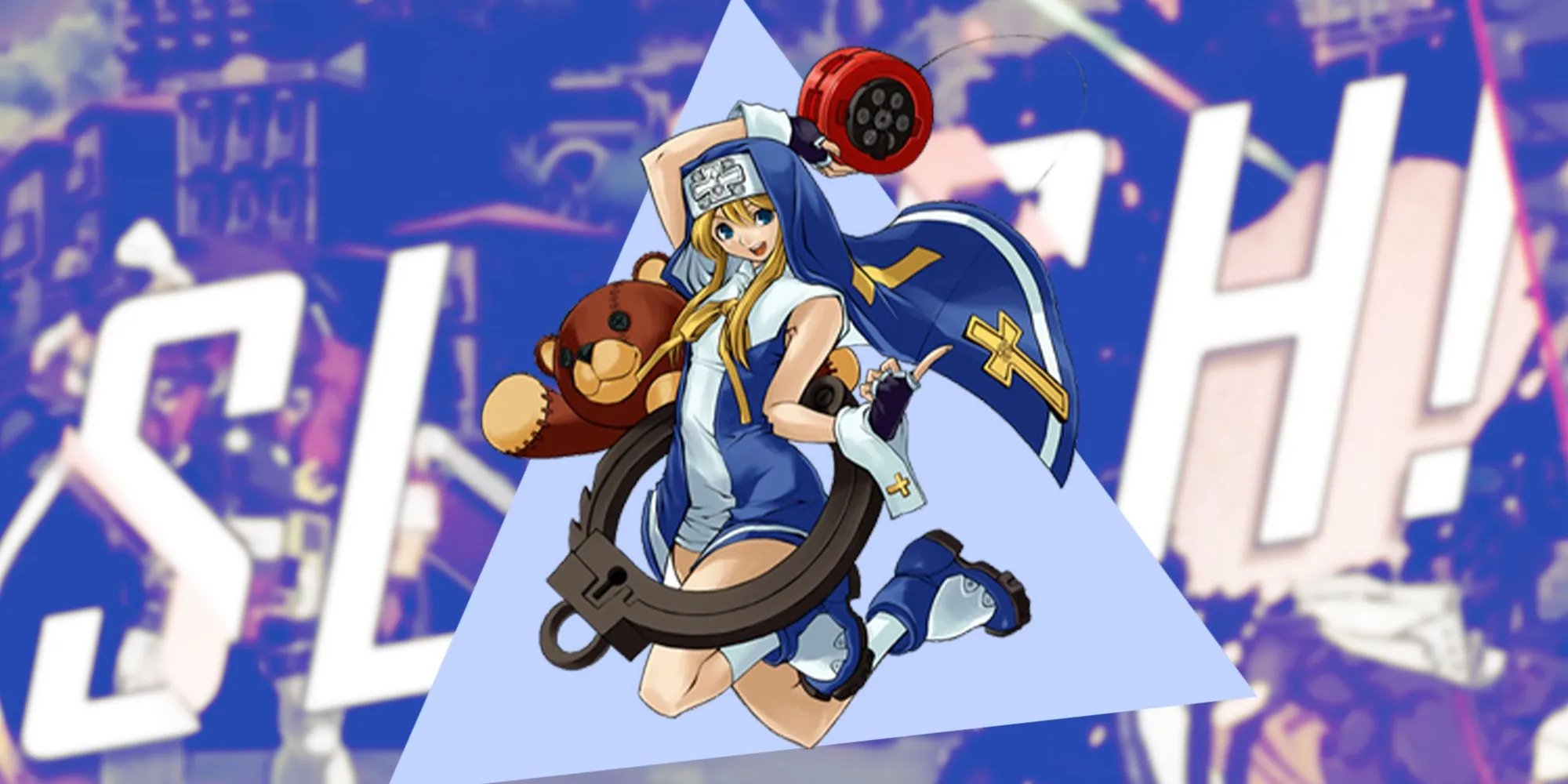 Màn hình thất bại trong Guilty Gear, thể hiện tính thử thách của game đối kháng