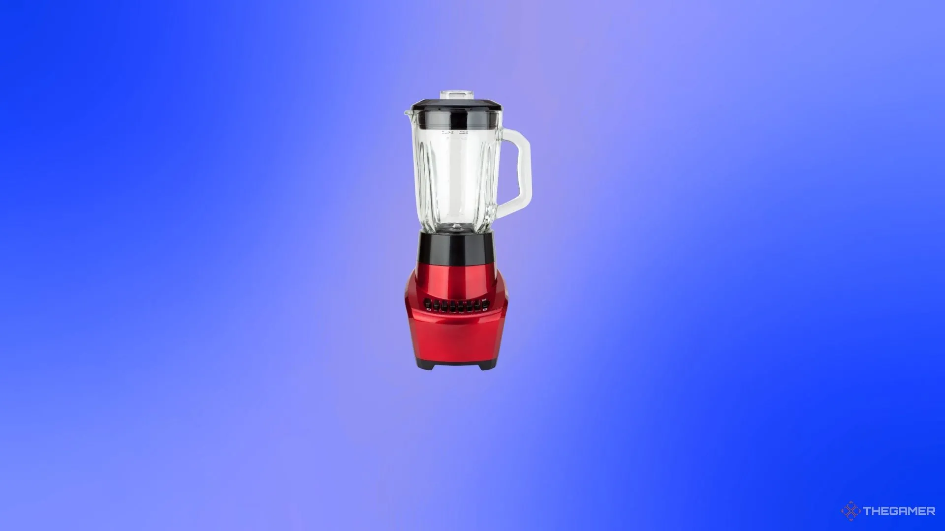 Máy xay sinh tố với cối thủy tinh và đế màu bạc, sẵn sàng pha chế những &quot;công thức tình yêu&quot; với Beverly và Stefan