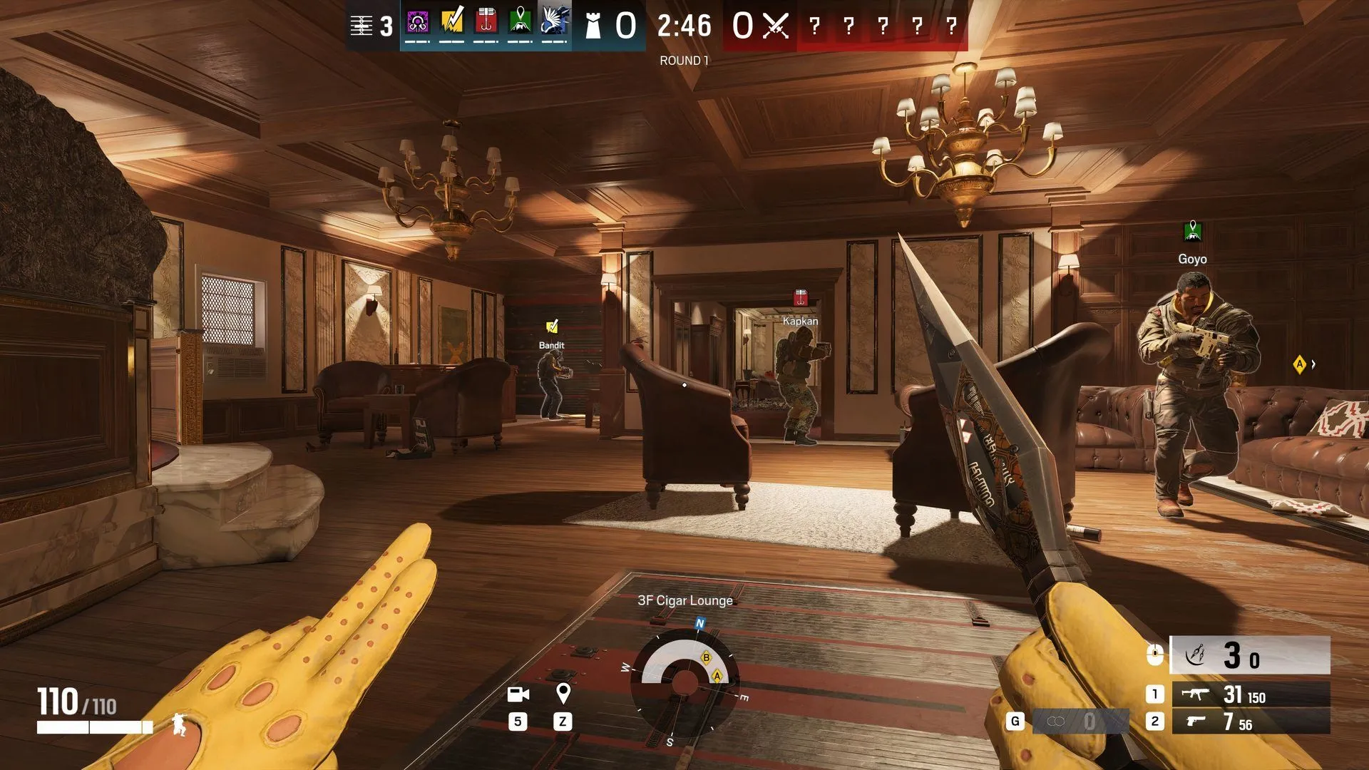 Minh họa sức mạnh của công nghệ âm thanh 3D mới trong Rainbow Six Siege X, nơi mỗi tiếng động đều trở thành dữ liệu quan trọng để định vị đối thủ.