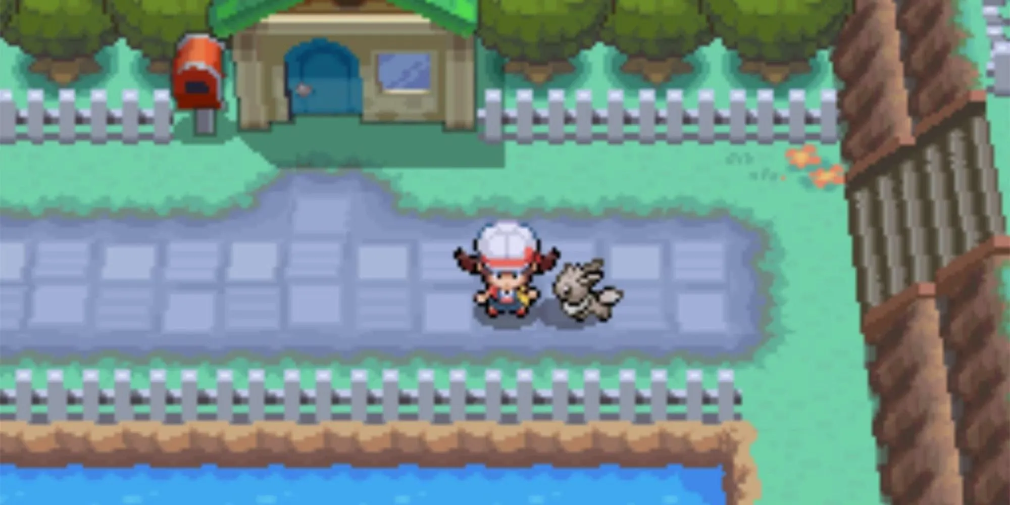 Người chơi cùng Eevee khám phá vùng Johto rộng lớn trong phiên bản Pokemon HeartGold