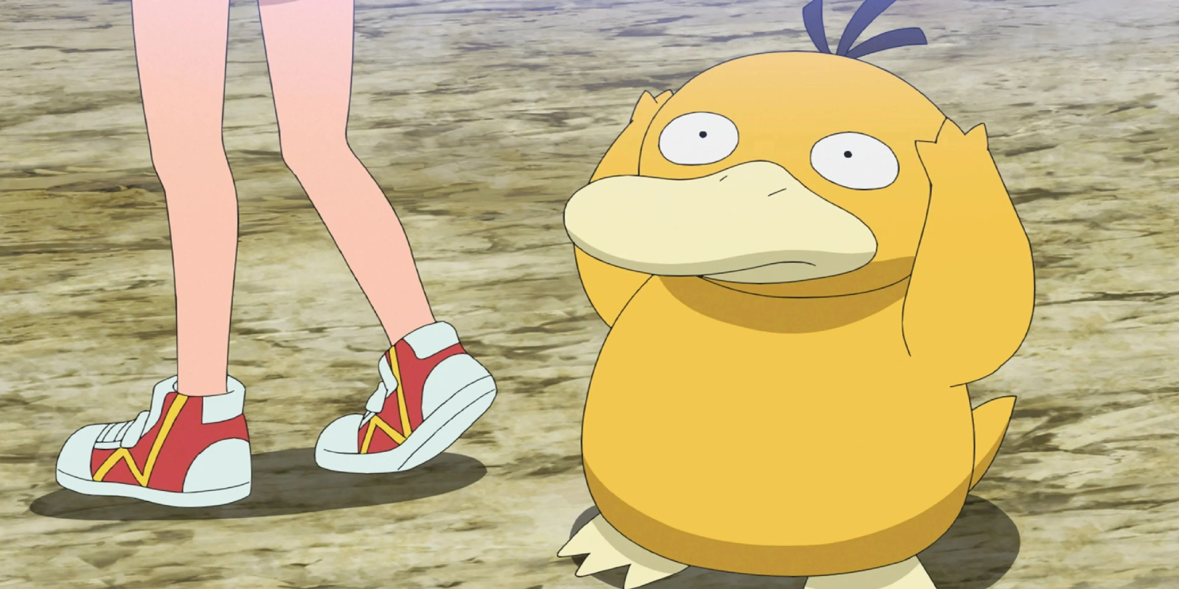 Psyduck ôm đầu trong phim hoạt hình Pokemon