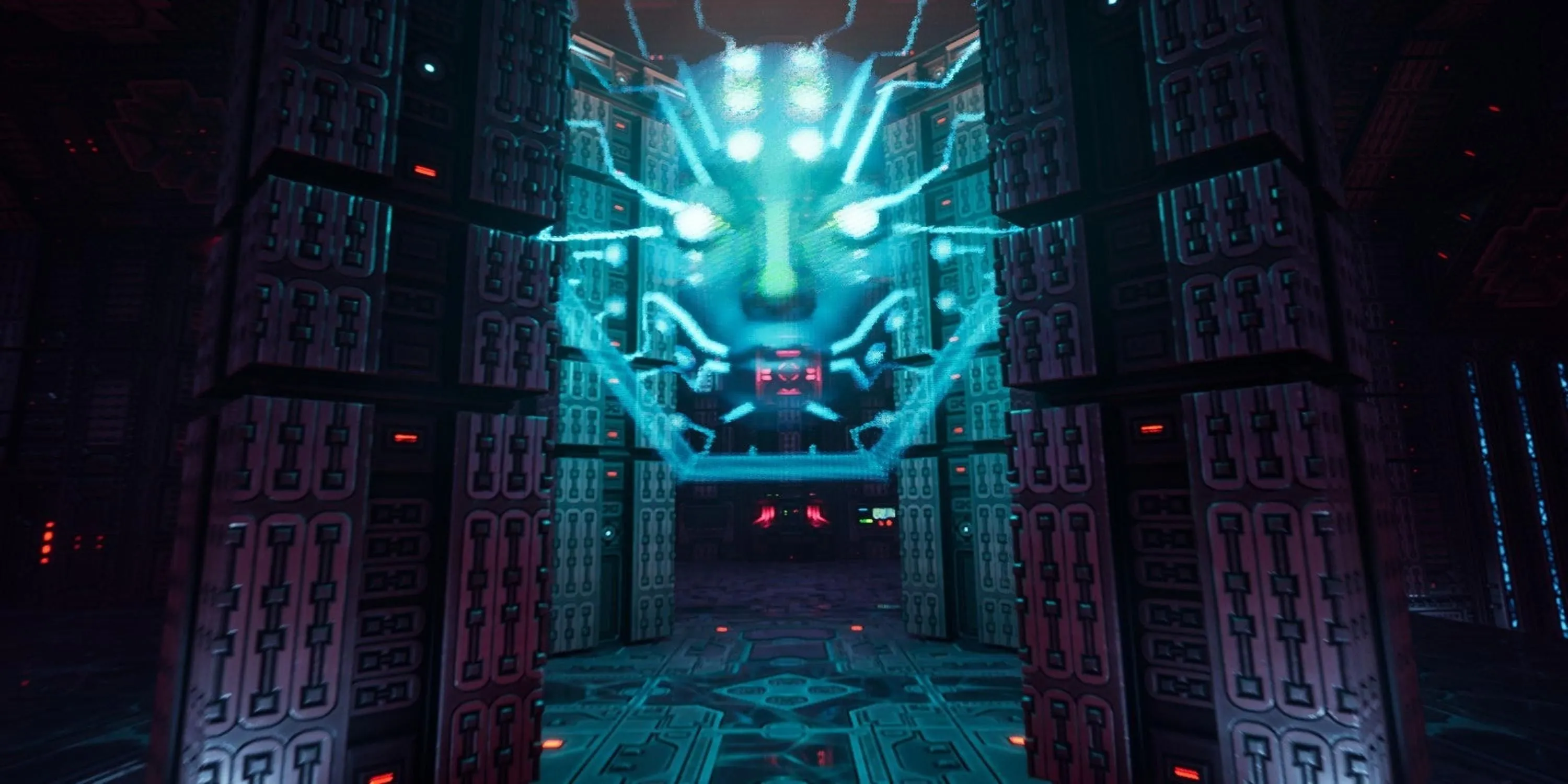 SHODAN, trí tuệ nhân tạo phản diện biểu tượng trong System Shock Remake, biến đổi trạm Citadel thành hiện thân của sự điên loạn công nghệ.