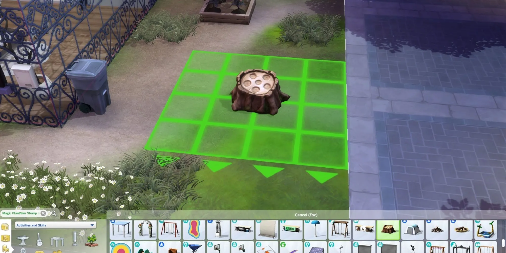 Sims 4 Nature's Calling Tuần 4: Gốc cây Cây Người Ma thuật (Magic PlantSim Stump) trong The Sims 4, vật phẩm quan trọng cho nhiệm vụ