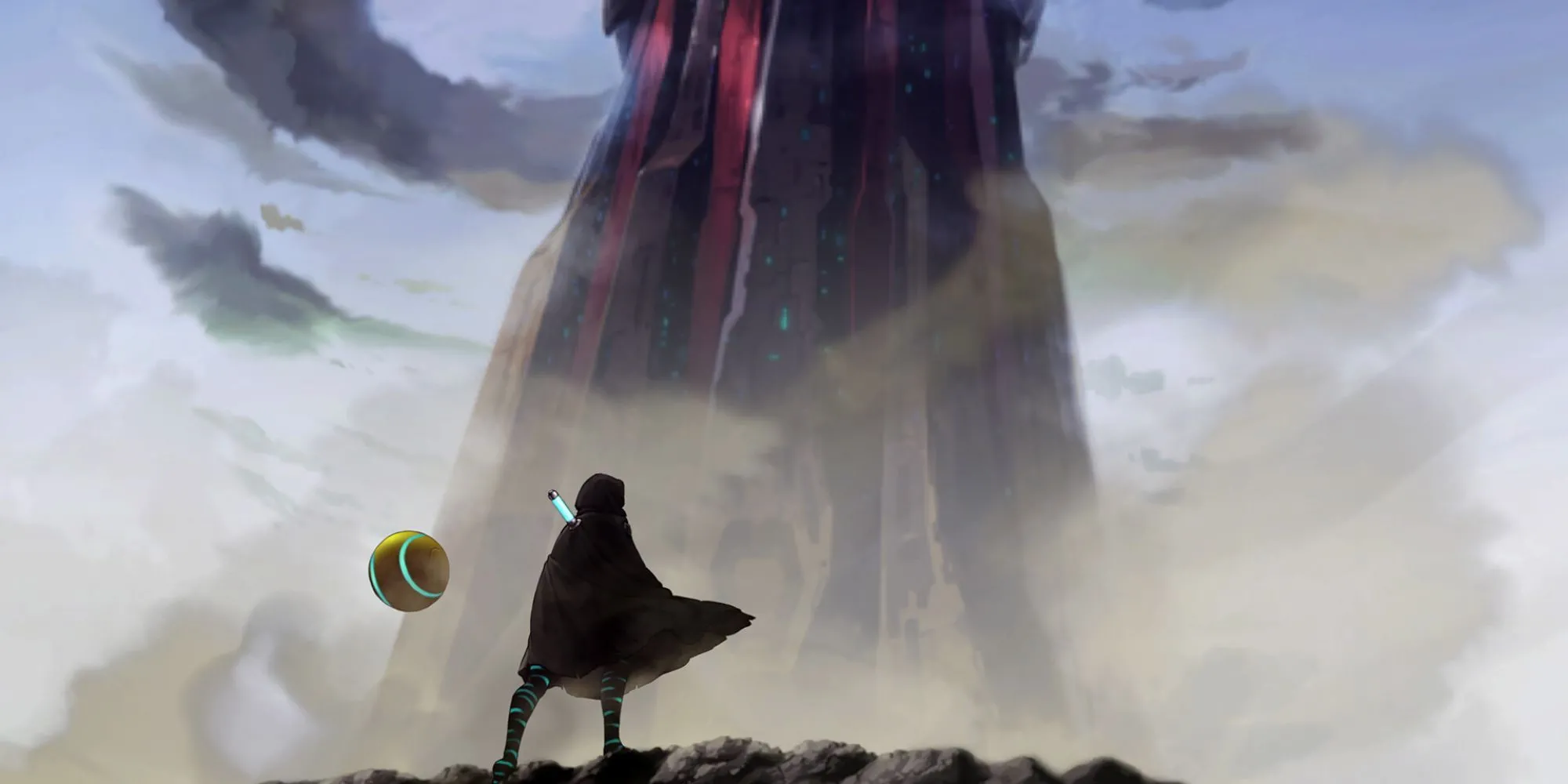 Swordsman No. 8 và PUCK đối mặt kẻ thù trong một hang động bí ẩn của Shadow Labyrinth