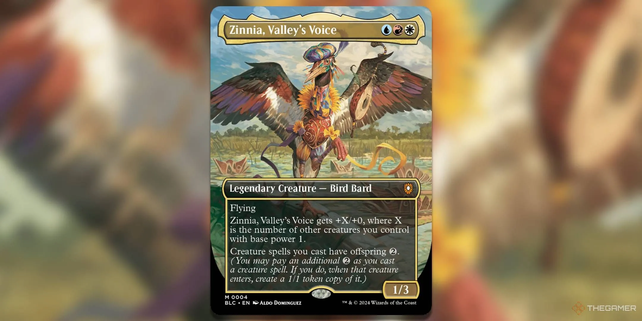 Thẻ bài Zinnia, Valley's Voice trong Magic: The Gathering, đại diện cho bộ Family Matters.