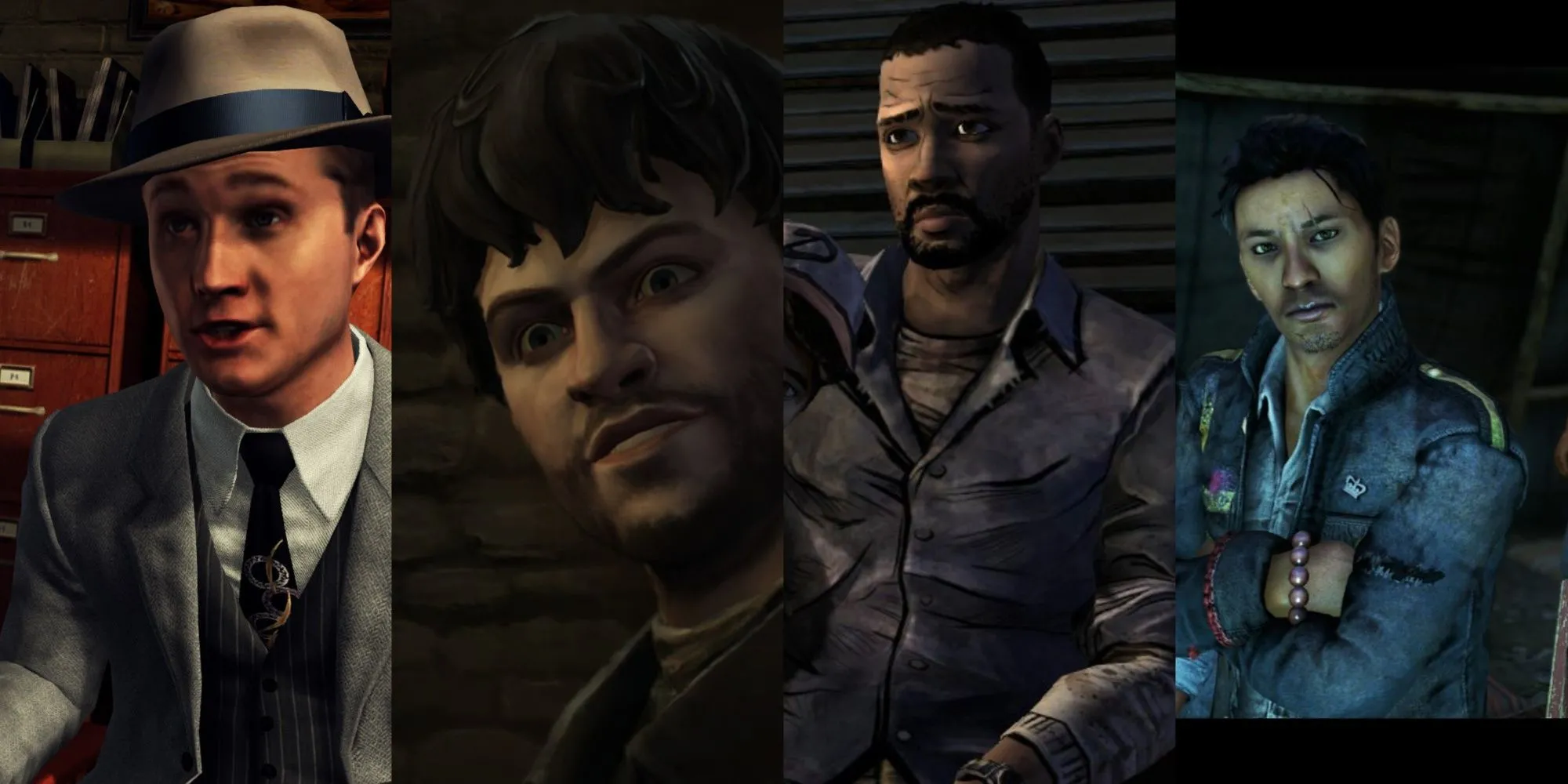 Tổng hợp hình ảnh các tình huống &quot;sai lầm&quot; trong game như LA Noire, Game of Thrones, The Walking Dead và Far Cry 4.
