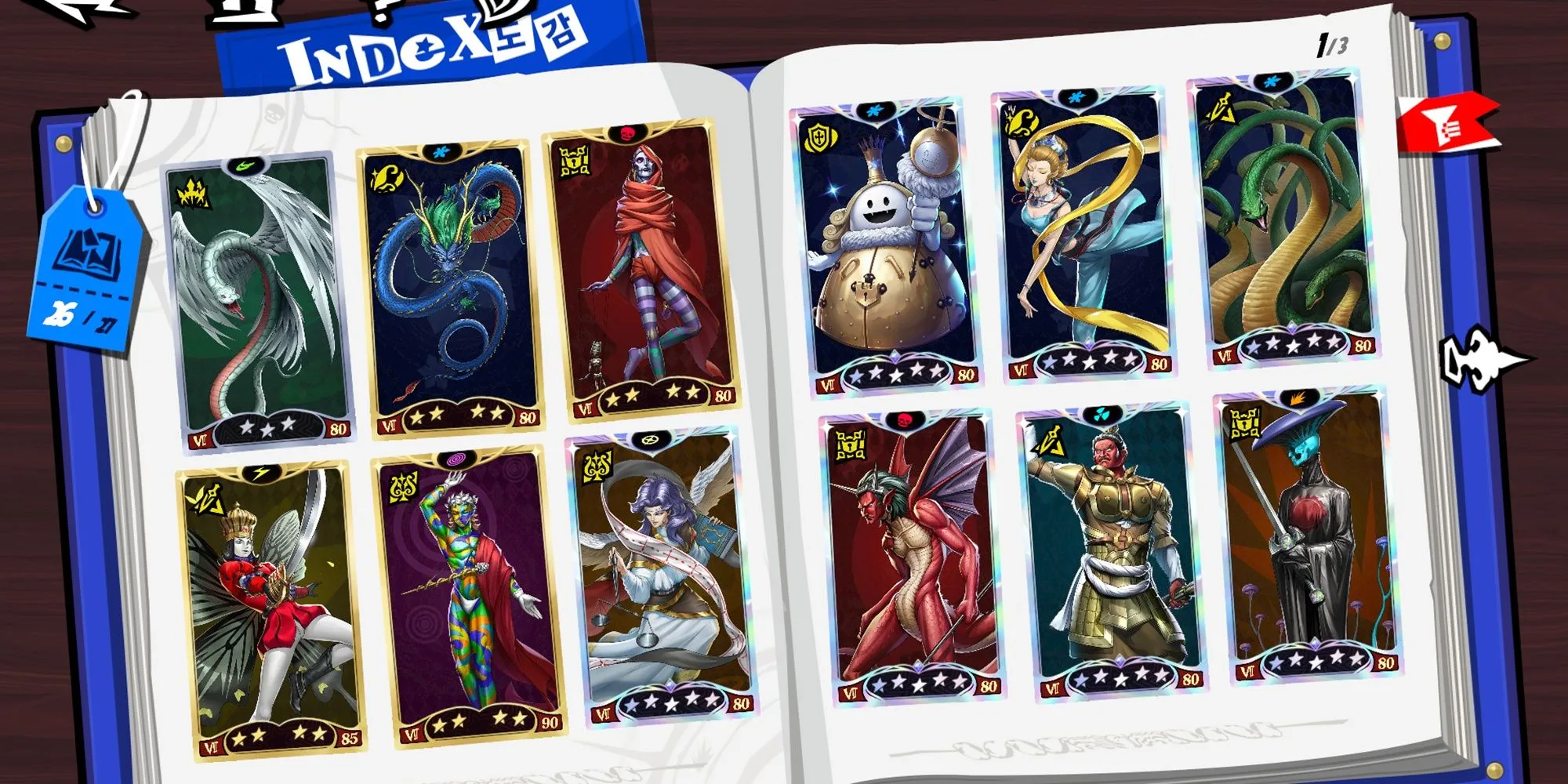 Tổng quan các Persona thường trong Velvet Room của Persona 5: The Phantom X, sẵn sàng hỗ trợ Wonder và đội hình.