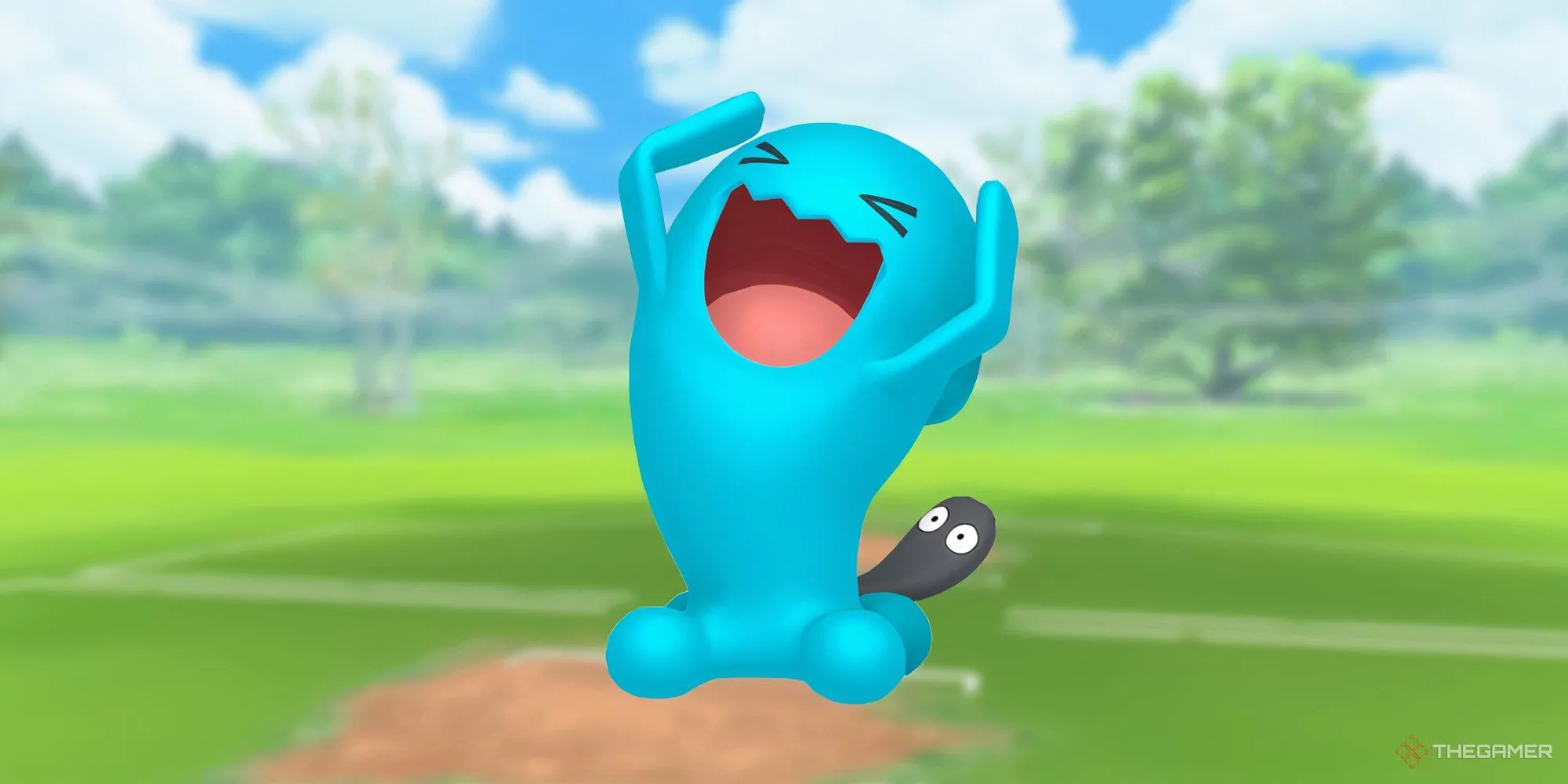 Wobbuffet trên nền chiến trường Pokemon Go