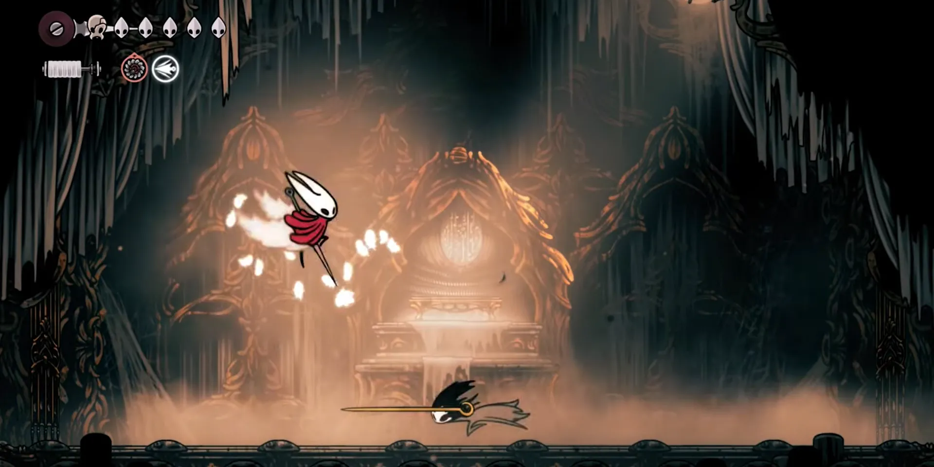 Boss Phantom huyền ảo với những đòn phản công chớp nhoáng trong Silksong