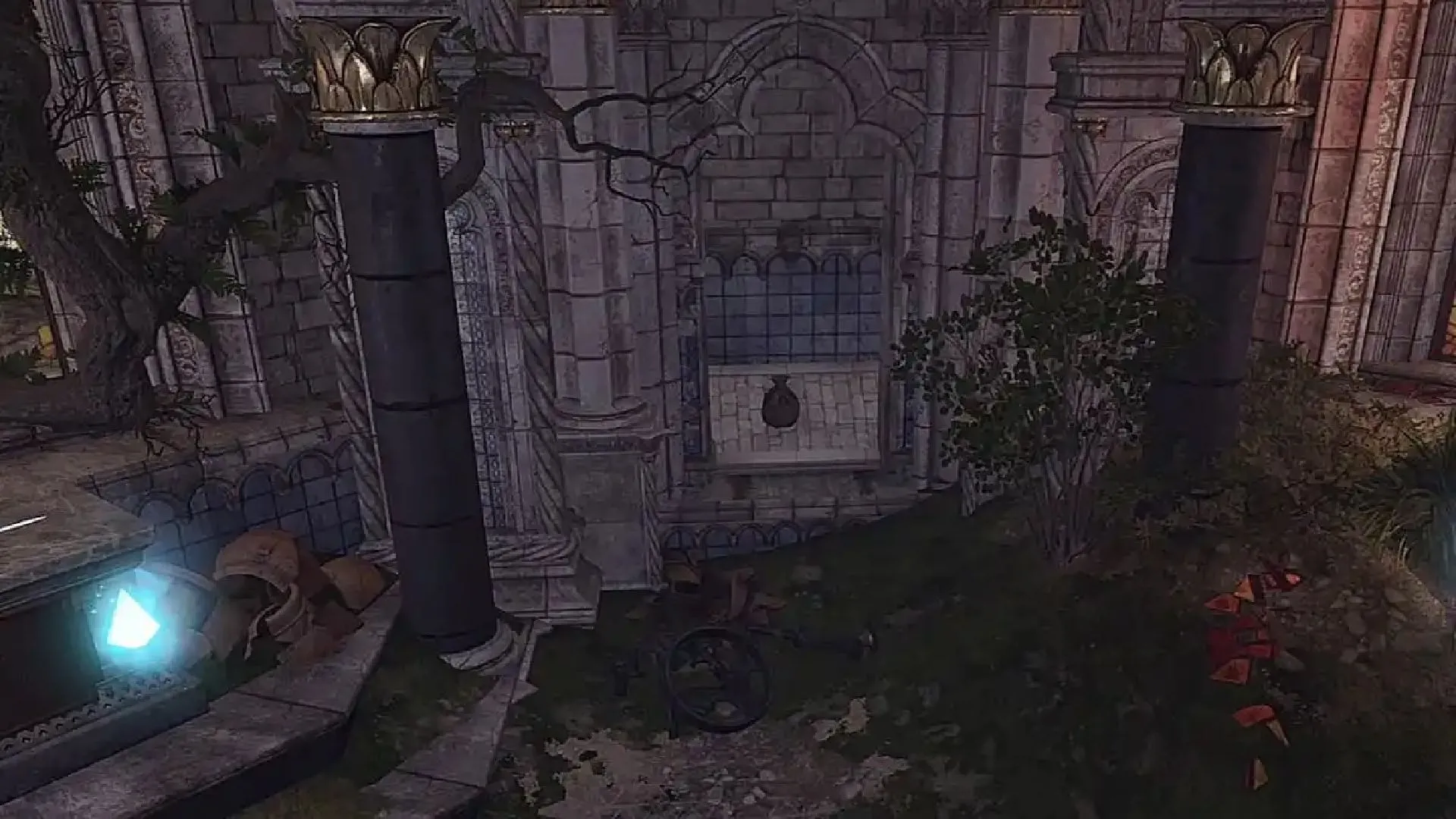 Cánh cửa bí mật dẫn đến Dawnmaster's Crest và thanh Blood of Lathander trong Baldur's Gate 3.