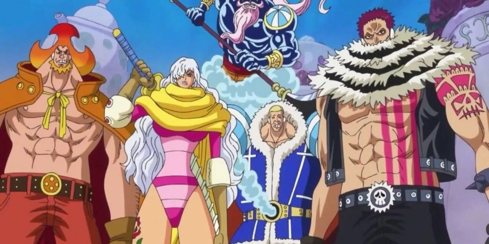 Charlotte Linlin và các thành viên chủ chốt của Băng Big Mom