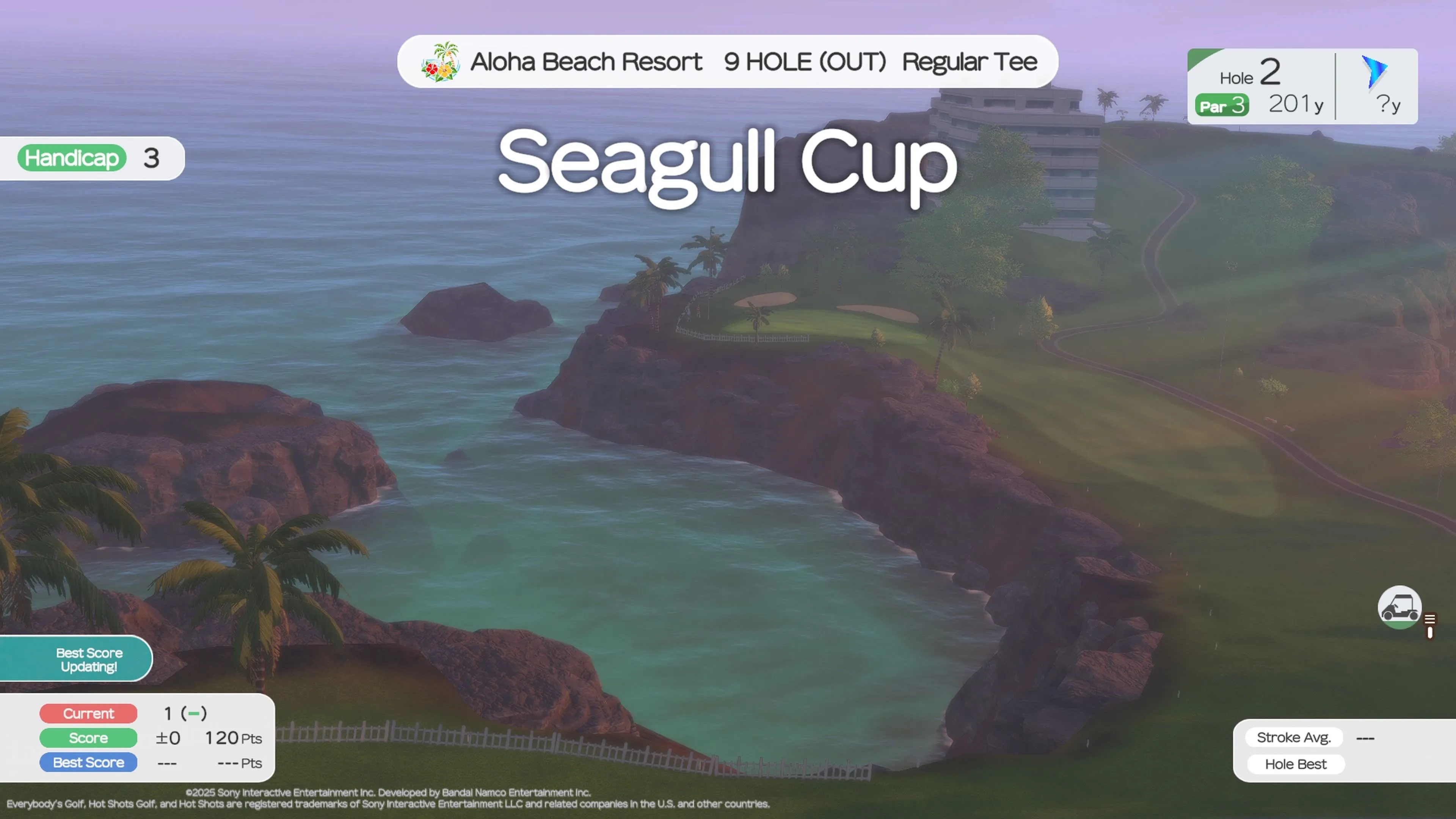Chế độ Challenge Mode của Everybody's Golf Hot Shots, yêu cầu cày cuốc để mở khóa sân golf và nhân vật mới.