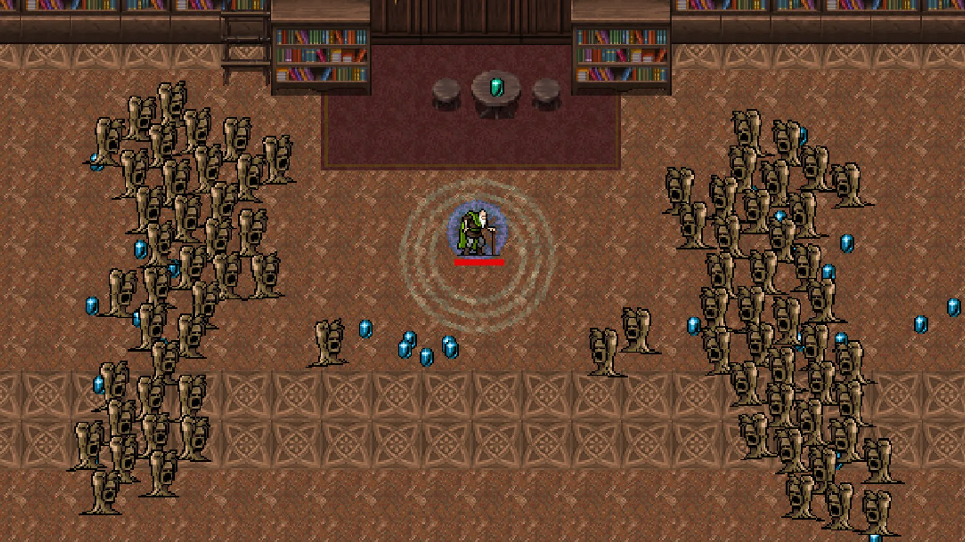 Gameplay đầy màu sắc và hiệu ứng của Vampire Survivors, game roguelike sinh tồn