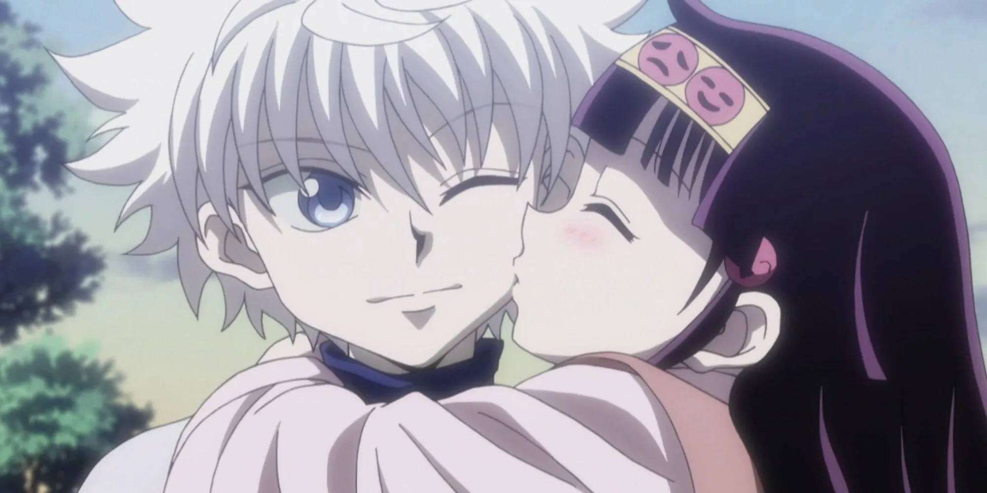 Killua Zoldyck bảo vệ em gái Alluka trong Hunter x Hunter, một liên kết tình thân giải phóng anh khỏi xiềng xích