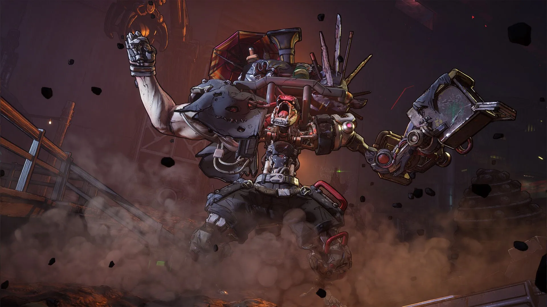 Môi trường game Borderlands 4 với kiến trúc viễn tưởng và cảnh quan rộng lớn, đầy thử thách cho người chơi.