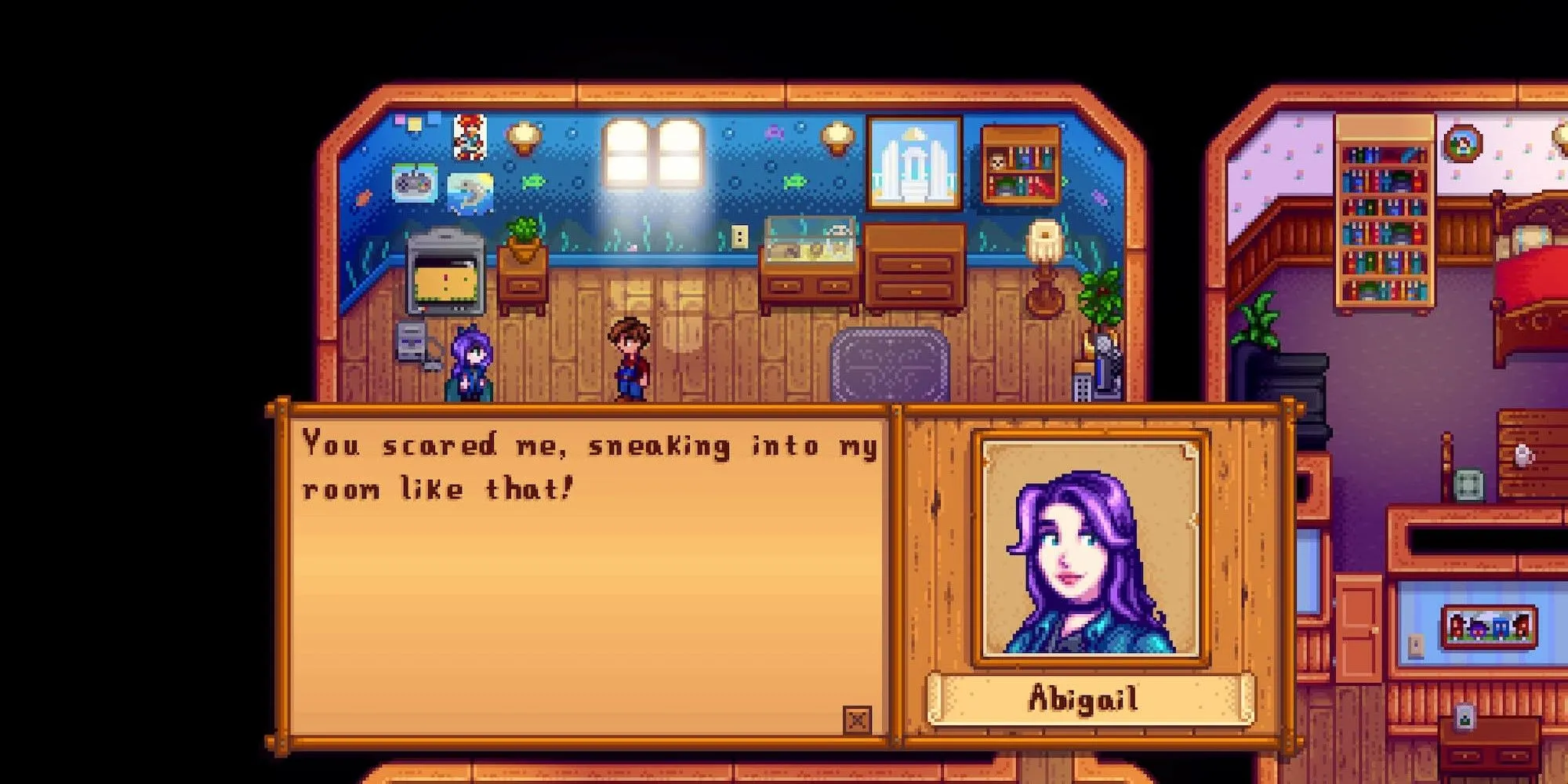 Nói chuyện với Abigail trong Stardew Valley