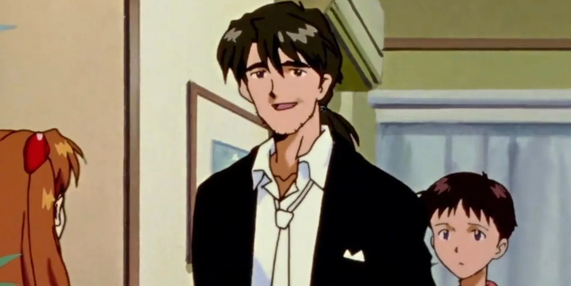 Shinji Ikari và Ryoji Kaji trong Neon Genesis Evangelion, mối quan hệ hiếm hoi dựa trên sự trung thực và tôn trọng