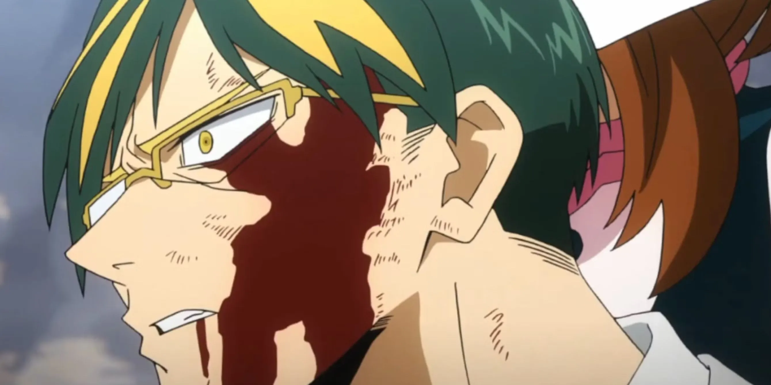 Sir Nighteye, cựu đối tác của All Might, với cái nhìn sắc sảo trong My Hero Academia.