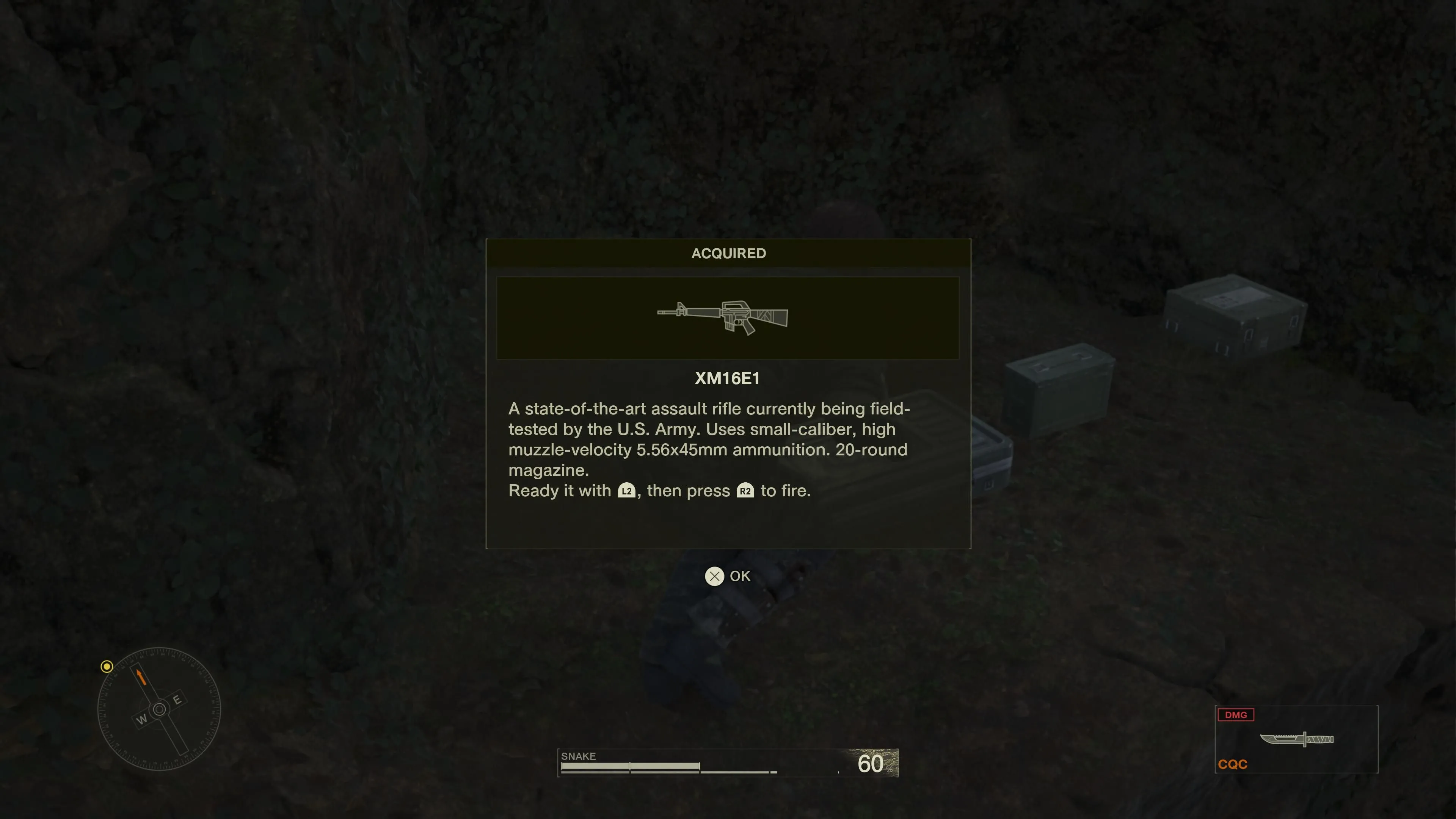 Snake đang cầm khẩu M1911 được tùy chỉnh, minh họa sự chú ý đến chi tiết vũ khí trong Metal Gear Solid Delta