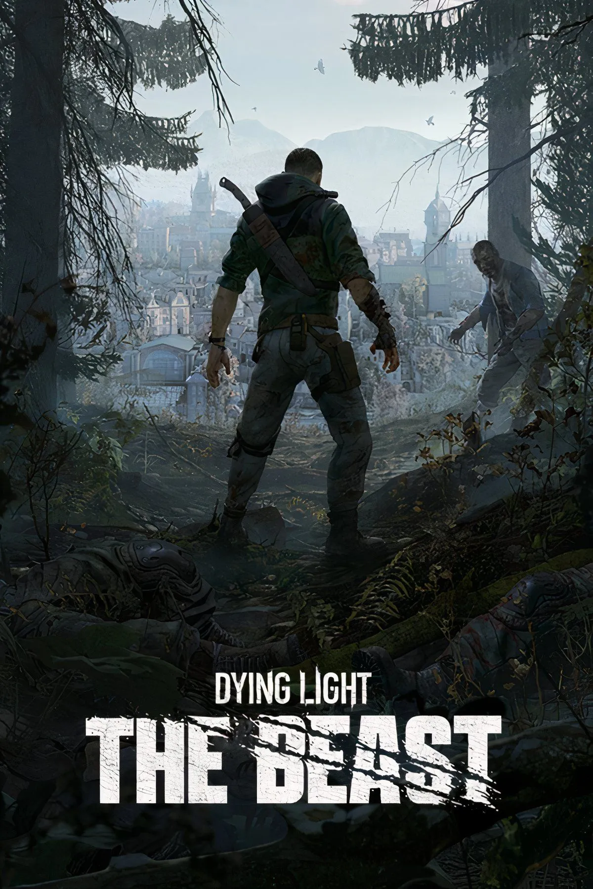 Tầm nhìn tổng quan về thế giới hậu tận thế đầy rẫy zombie trong tựa game sinh tồn kinh dị Dying Light The Beast của Techland