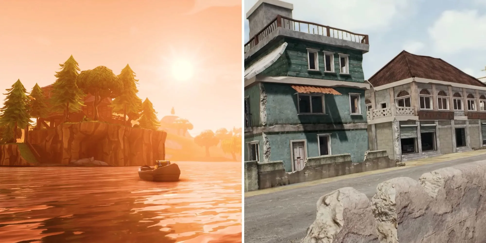 Thiết kế bản đồ và môi trường biến đổi của Fortnite