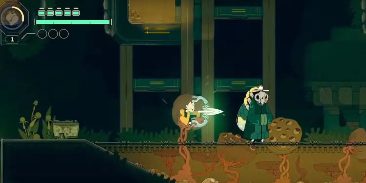 Thiết kế nhân vật và phong cách đồ họa độc đáo của Nine Sols, một tựa game Metroidvania Soulslike.